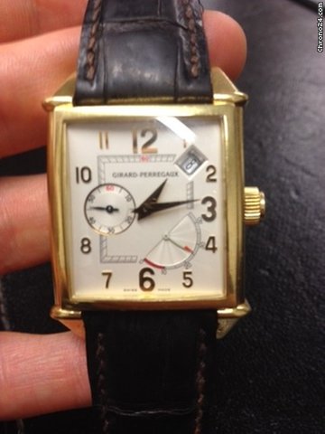 Girard Perregaux Vintage 1945 ref 2585 Oro Gold Power Reserve Riserva Carica