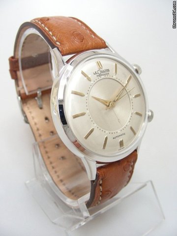 replica Jaeger-LeCoultre Memovox vintage steel/acier cadran silver dial WATCHES 1 
