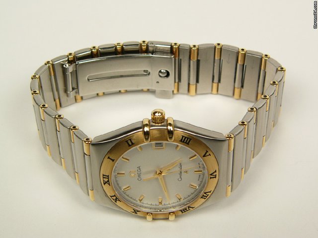 replica Omega Constellation stainless steel and gold WATCHES 1 