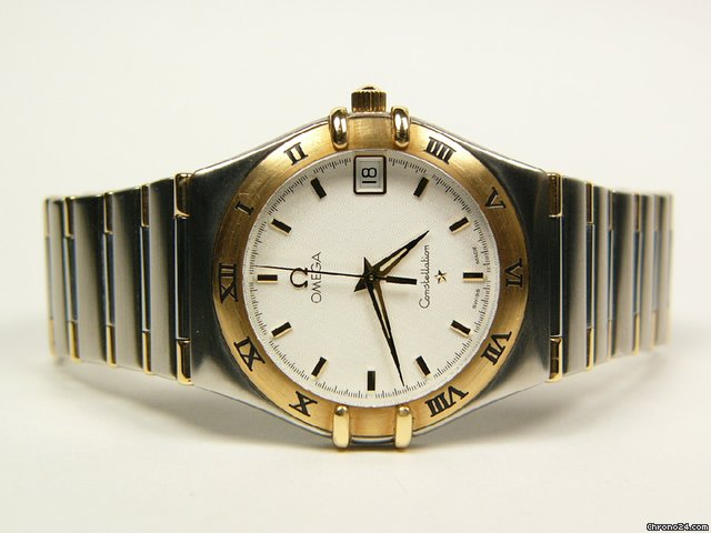 Omega Constellation stainless steel and gold