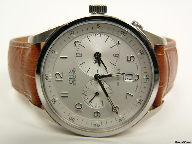 Oris classic steel and leather. Ref. 7513