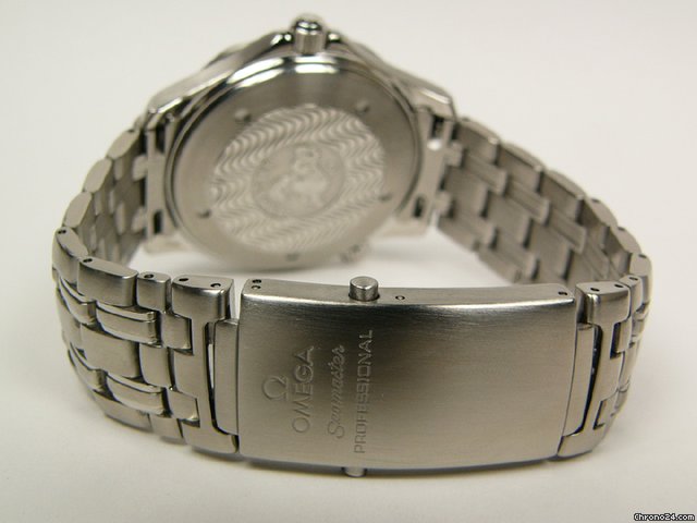 replica Omega Seamaster stainless steel blue dial and bezel Mod. 25318000 WATCHES 1 
