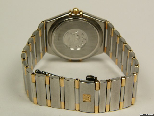 replica Omega Constellation Quarz Stainless steel and gold 56780685 WATCHES 1 