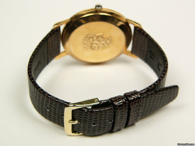 replica Longines Automatic yellow gold and leather WATCHES 1 