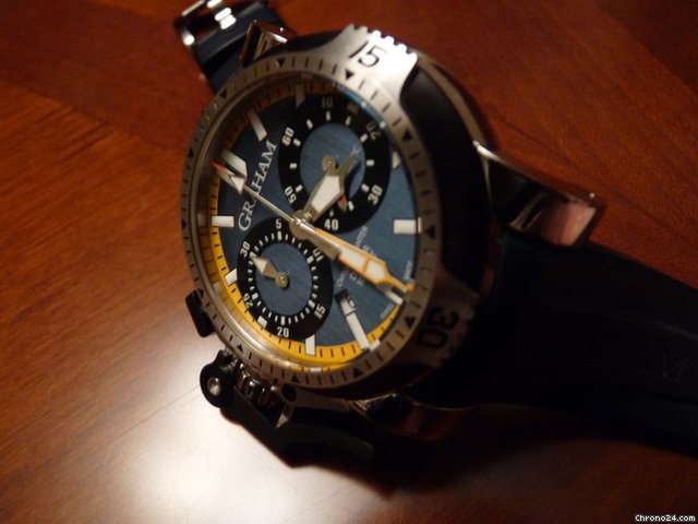 replica Graham CHRONOFIGHTER OVERSIZE DIVER DATE TURBO WATCHES 1 