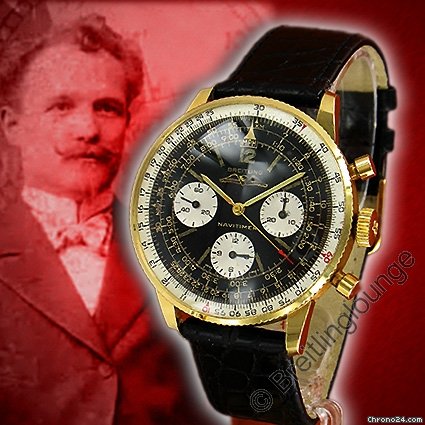 replica Breitling Navitimer  806  in 18 KT Gold WATCHES 1 