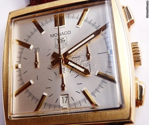 TAG Heuer MONACO 18K GOLD CHRONOGRAPH MENS WATCH