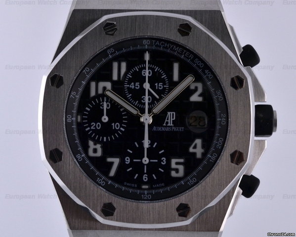 replica Audemars Piguet Royal Oak Offshore SS/SS Black Dial 46MM WATCHES 1 