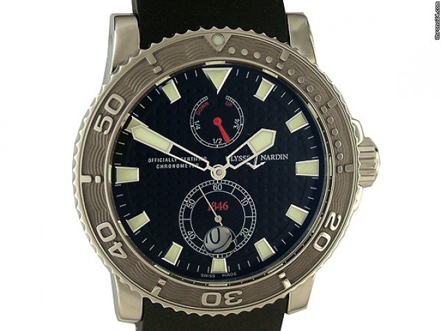 Ulysse Nardin Marine Diver Chronometer Stahl/Kautschuk 43mm