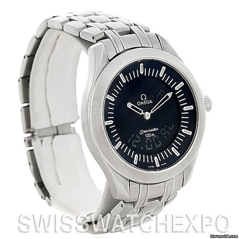 replica Omega Seamaster 120m Steel Analog Digital Watch WATCHES 1 