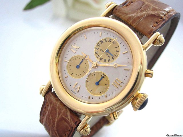 Cartier Diabolo Chronograph Chronoflex