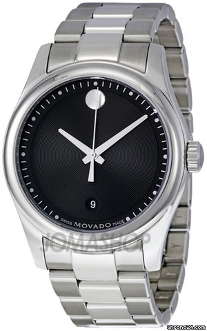 Movado Sportivo Black Museum Dial Mens Watch 0606481