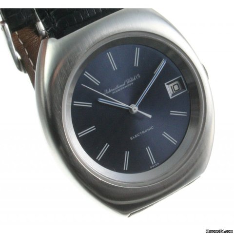 IWC Electronic Stimmgabeluhr Edelstahl