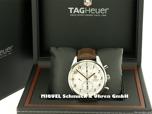replica TAG Heuer Carrera Calibre 16 Heritage Chronograph (ungetragen) WATCHES 1