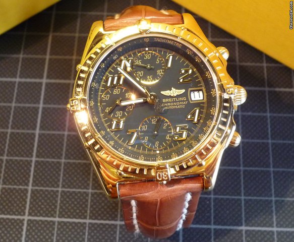 Breitling Vitesse Chronomat Automatic  18K Gelbgold