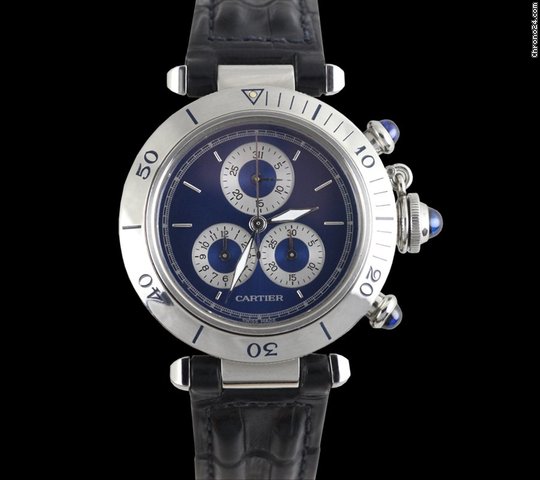 Cartier Pasha 36mm Chronograph SS