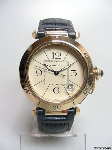 Cartier Pasha big size yellow gold or jaune automatique