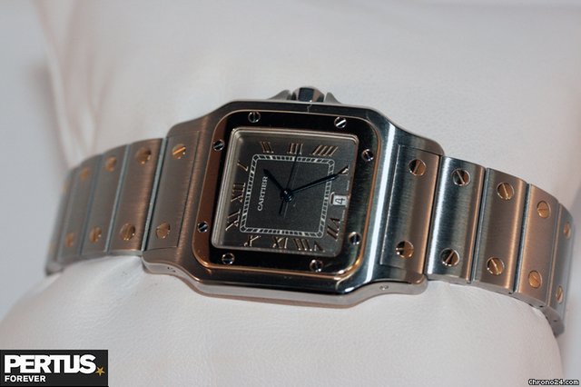 Cartier Santos Galbee Antracite Dial