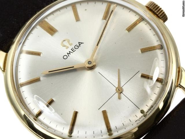 replica Omega 18k Gold Handaufzug Ref. 2894 1 WATCHES 1 