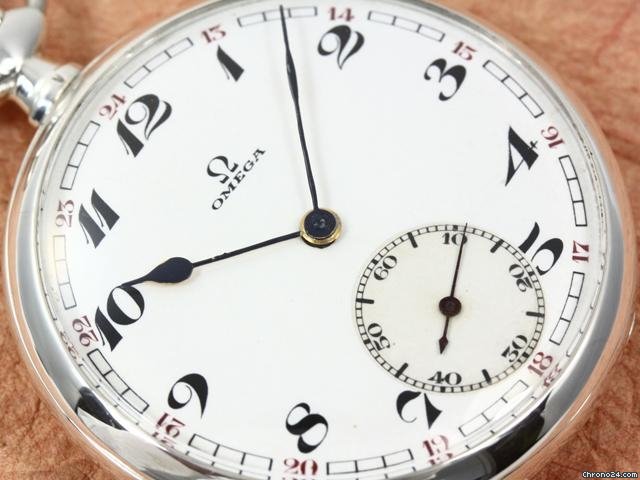 replica Omega Taschenuhr Silber Handaufzug WATCHES 1 