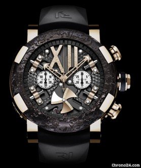 Romain Jerome TITANIC-DNA STEAMPUNK  RED CHRONO - 100 % NEW