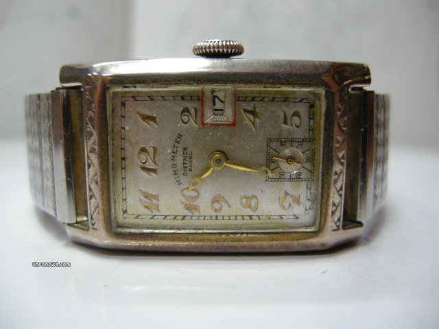 Girard Perregaux MIMO METER 1930's First Wrist watch with Date
