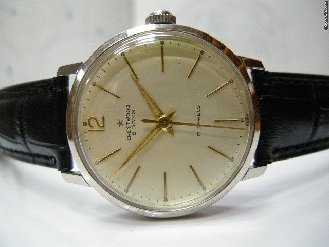 Jaeger-LeCoultre 8Days Crestwood Ultra Rare 8Days Wrist Watch