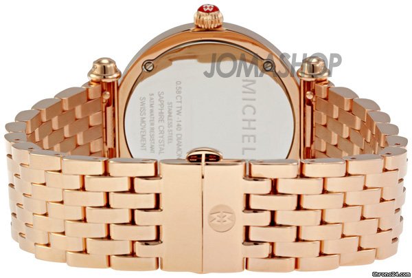 replica Michele Caber Diamond Rose Gold-tone Ladies Watch MWW16A000044 WATCHES 1 