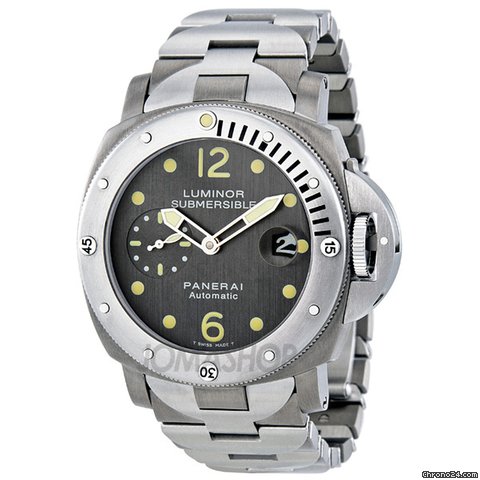 Panerai Luminor Submersible Automatic Titanium Mens Watch 00106