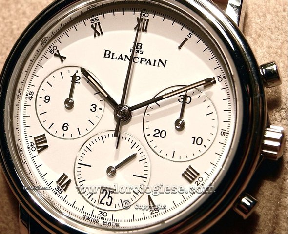 Blancpain Ultra Slim Chronograph in Perfect Condition ref.1180-1127-55