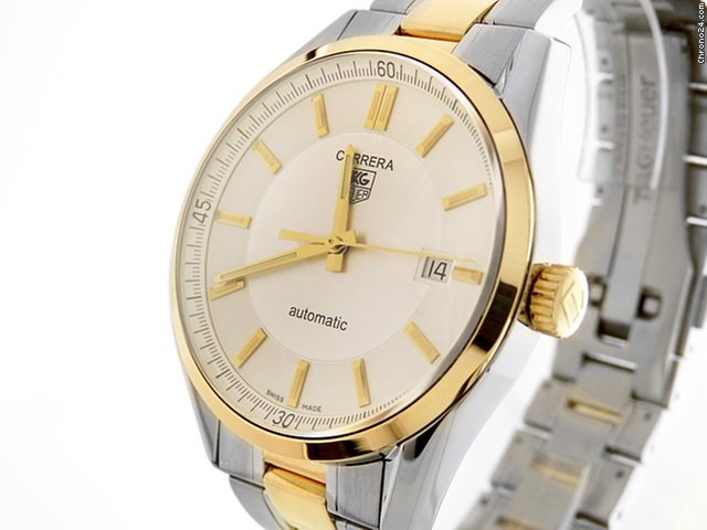 TAG Heuer "Carrera", Stahl/18K Gelbgold Automatik