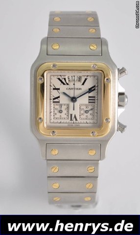 Cartier Santos Chronoflex Perpetual Date