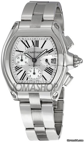 Cartier Roadster Chrono Mens Watch W62019X6