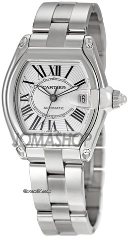 Cartier Roadster Steel Automatic Mens Watch W62025V3