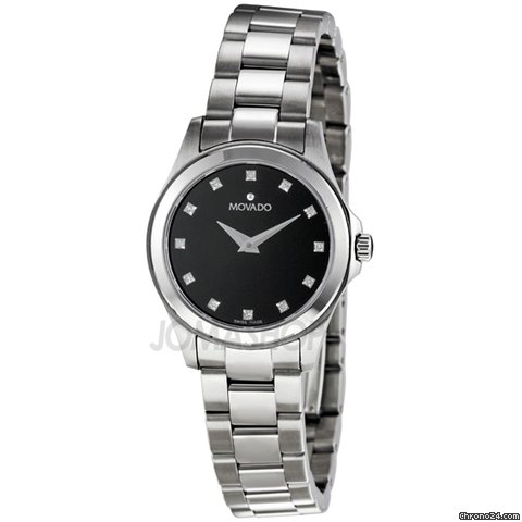 Movado Junior Sport Ladies Diamond Watch 0605963