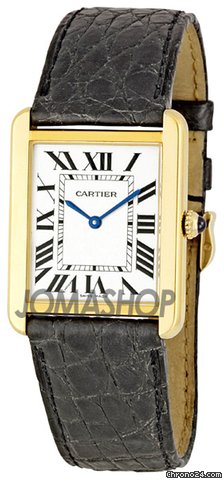 Cartier Tank Solo 18k Yellow Gold Mens Watch W1018855