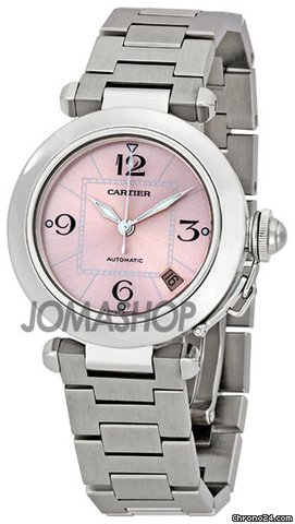 Cartier Pasha C Pink Automatic Unisex Watch W31075M7