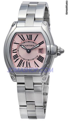 Cartier Roadster Pink Ladies Watch W62017V3