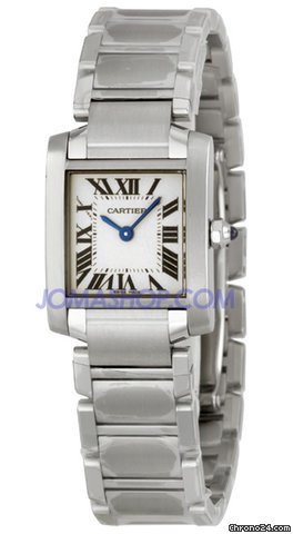 Cartier Tank Francaise Steel Ladies Watch W51008Q3