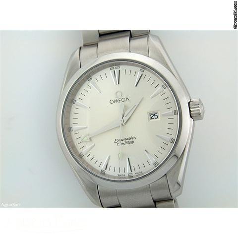 Omega Seamaster Aquaterra steel quartz on bracelet