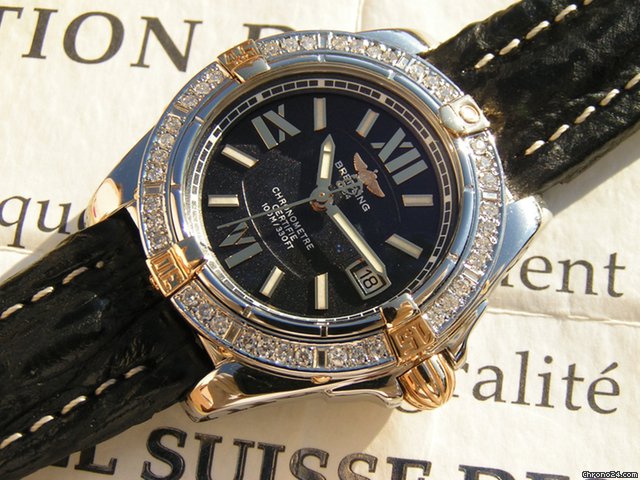 Breitling Cockpit Lady schwarzes Zifferblatt