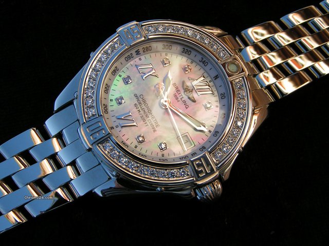 Breitling B-CLASS Stahl/Stahl Perlmutt Ziffernblatt MOP