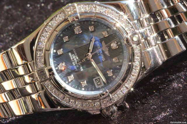 Breitling Starliner MOP mit Brillantl��nette blaues ZB