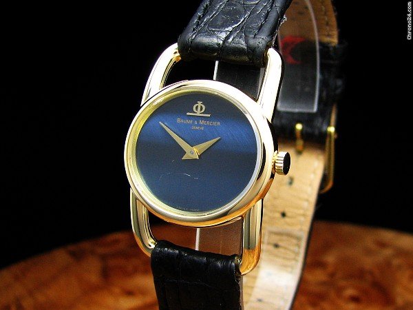 replica Baume & Mercier &  Exklusive Lucchetto 18kt Gold Damenuhr WATCHES 1 