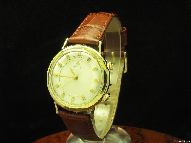 Jaeger-LeCoultre Memovox Gold Mantel Herrenuhr 1959 / Ref 3041