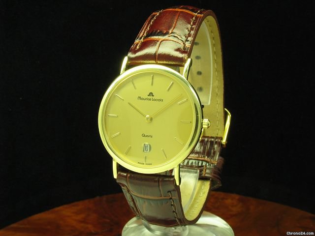 Maurice Lacroix 18kt 750 Gold Herrenuhr Mit Datum