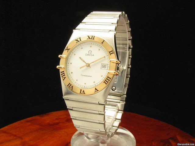 Omega Constellation 18kt Gold / Edelstahl Herrenuhr