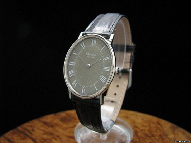 Chopard 18kt. 750 Wei gold Damenuhr / Sehr Gut Erhalten