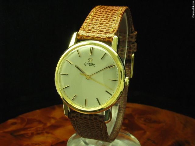 Omega Gold Mantel Automatic Herrenuhr Kaliber 552
