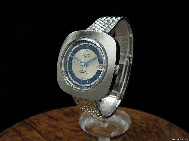 Longines Admiral Edelstahl Automatic Herrenuhr, Wie Nos